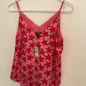 pink star tank top
